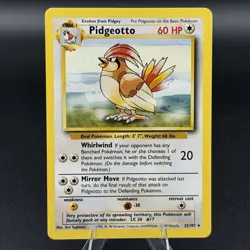 Pokemon Pidgeotto 22/102 Base Set Uncommon Regular 1999 WOTC English - Image 1