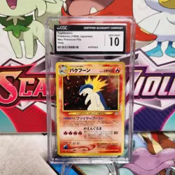 CGC 10 Typhlosion No. 157 Holo - Neo Premium File - Pokemon TCG - SHIPS FAST - Image 1
