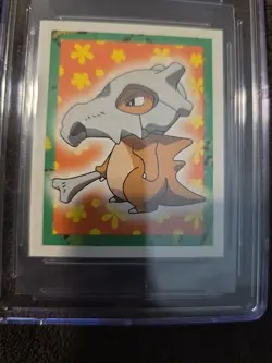 CUBONE STICKER CGC 7 #104 POKEMON SERIES 1 COLLECTION MERLIN 1998 - Image 3