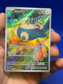 Pokemon Scarlet & Violet 151 ETB Snorlax 051 Promo - Indentions Miscut Corner - Image 2