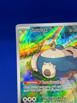 Pokemon Scarlet & Violet 151 ETB Snorlax 051 Promo - Indentions Miscut Corner - Image 4