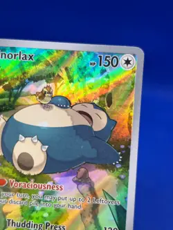 Pokemon Scarlet & Violet 151 ETB Snorlax 051 Promo - Indentions Miscut Corner - Image 5