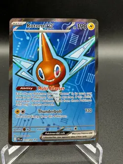 Phantasmal Flames Pokemon TCG Rotom Ex 111/094 Full Art Ultra Rare - Image 1