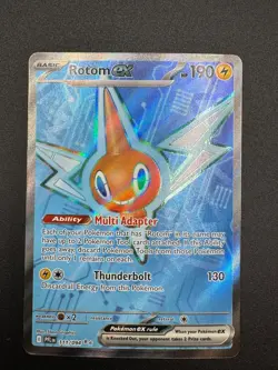 Phantasmal Flames Pokemon TCG Rotom Ex 111/094 Full Art Ultra Rare - Image 3