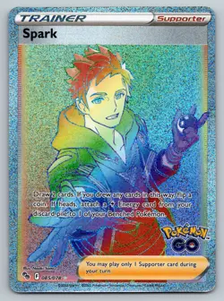 2022 Pokemon Go Spark 085/078 Rainbow Secret Rare Holo - Image 1