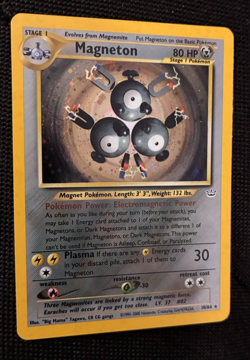 Magneton, Pokemon Lightly Played, Neo Revelation, Holo Rare, 10/64 - Image 2