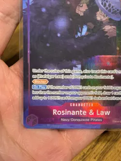 Bandai One Piece Card Game EB04 OP12 Holo Lot Rosinante Law Donquixote - Image 3