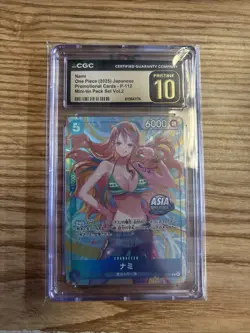 Nami Asia Mini Tin One Piece Card CGC Pristine 10 Japanese One Piece Card - Image 1