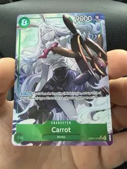 Carrot EB04-013 SR Alt Art The Azure Sea’s Seven One Piece Card Game English - Image 1