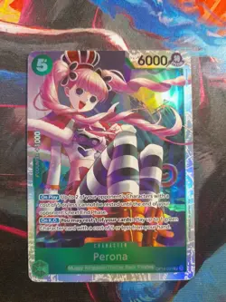 Perona OP14-033 SR One Piece The Azure Sea’s Seven Near Mint - Image 1