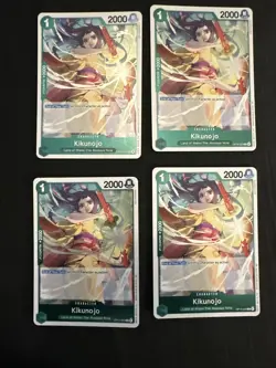 Kikunojo 4x Playset OP14-023 Rare - The Azure Sea's Seven - One Piece TCG - Image 1
