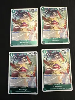 Kikunojo 4x Playset OP14-023 Rare - The Azure Sea's Seven - One Piece TCG - Image 2