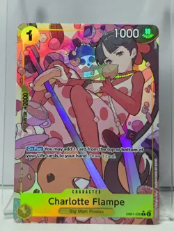 One Piece Charlotte Flampe Alt Art EB01-056 Memorial Collection Foil *ENGLISH* - Image 1