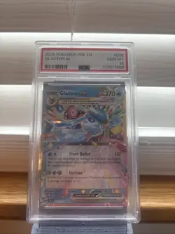 2025 POKEMON PRE EN-PRISMATIC EVOLUTIONS #026 GLACEON EX PSA 10 Gem Mint - Image 1