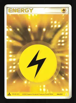 Pokemon Japanese Lightning Energy Holon Research Tower Lightning Deck 014/015 NM - Image 1
