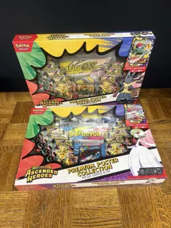 Pokemon Ascended Heroes Premium Poster Collection Mega Lucario/Gardevoir Bundle. - Image 1