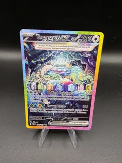 Pokemon Terapagos Ex Stellar Crown Special Illustration RARE 170/142 - Image 1