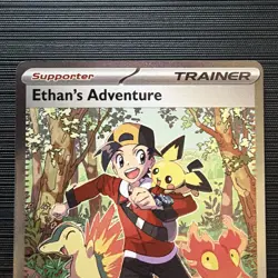 Pokemon Ethan's Adventure 236/182 SIR Destined Rivals Pack Fresh NM/M - Image 2