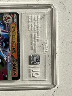 2025 Pokemon Phantasmal Flames 013/094 Mega Charizard X EX RR TAG 10 (982) - Image 2