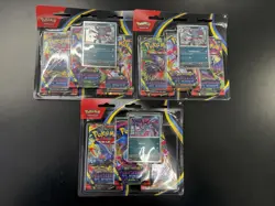 Pokemon TCG: Phantasmal Flames 3-Pack Blister Box Set 3x Sets 9 Packs in total - Image 1
