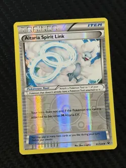 Pokemon TCG Altaria Spirit Link 91/124 Holo Uncommon XY Fates Collide T02 Foil - Image 1