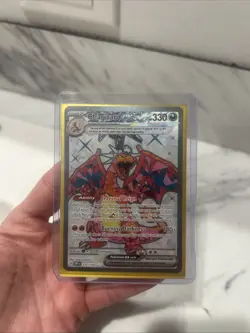 Pokemon TCG Charizard EX Obsidian Flames 215/197 Near Mint Condition - Image 1