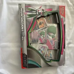 Pokemon Iron Valiant EX Box Promo Sealed 2023 English TCG - Image 1
