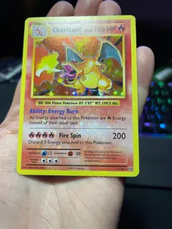 Charizard 11/108 HOLO BLEED Error Pokemon XY Evolutions - Image 1