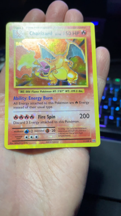 Charizard 11/108 HOLO BLEED Error Pokemon XY Evolutions - Image 2
