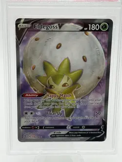 2020 Pokemon SWSH Eldegoss V #176 Rebel Clash PSA 10 GEM MINT Full Art Holo Rare - Image 2