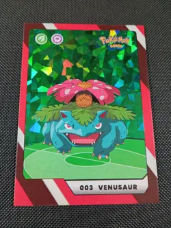2025 Pokemon Kanto Full House - Cracked GREEN Holo - Venusaur #003 - Image 1