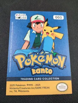 2025 Pokemon Kanto Full House - Cracked GREEN Holo - Venusaur #003 - Image 2