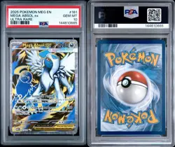 2025 POKEMON MEG EN-MEGA EVOLUTION #161 MEGA ABSOL EX ULTRA RARE PSA 10 - Image 3