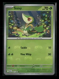Pokemon TCG - Snivy (Master Ball Pattern) 001/086 - Black Bolt - Image 1