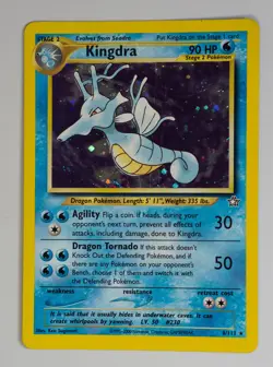 Kingdra Holo Pokemon Neo Genesis #8 2000 - Image 1