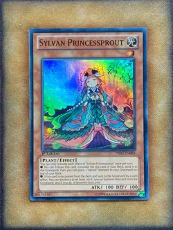 Yugioh Sylvan Princessprout PRIO-EN083 Super Rare 1st Ed LP - Image 1