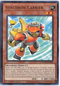 Yugioh - Synchron Carrier MAGO-EN094 1st Edition - Maximum Gold - Image 1