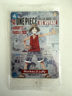 Monkey.D.Luffy (055) (College Basketball US Voyage) P-055 One Piece Promotion... - Image 1
