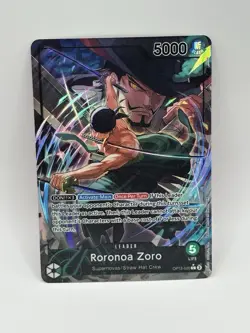 One Piece Roronoa Zoro (Alternate Art) OP12-020 Legacy of the Master LEADER - Image 1