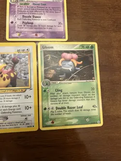 Pokemon TCG Yuka Morii Lot Xatu Girafarig Gloom Lot 3 Cards - Image 2