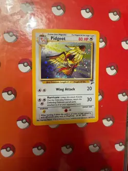 Pidgeot 14/130 Holo Swirl - Base Set 2 - Pokemon Card - Lightly Played - Image 1