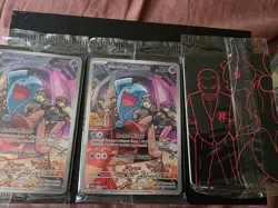 Team Rocket's Wobbuffet 203 Sv: Scarlet & Violet Promo Cards Holo (5 Cards Seale - Image 1