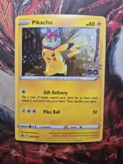Pokemon TCG Card Pikachu Sword & Shield Promo SWSH234 Holo - LP - Image 1