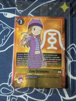 (Sealed) Zoe Orimoto Box Topper BT7-088 R (NM) - Digimon Card Game TCG - Image 1