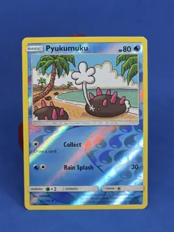 Pyukumuku Reverse Holo 52/236 Unified Minds Pokemon Card Tcg Ccg 2019 - Image 1
