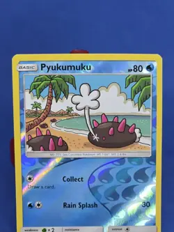 Pyukumuku Reverse Holo 52/236 Unified Minds Pokemon Card Tcg Ccg 2019 - Image 3