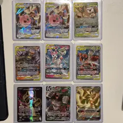 Pokemon Card Holo Rare Lot Rare (9 Cards) GX, EX - Image 1