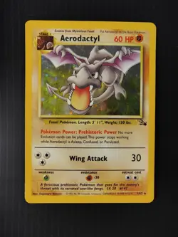 14 Vintage Pokemon Cards Fossil Lot 4 Holos 10 Non Holo MP-LP Condition - Image 2