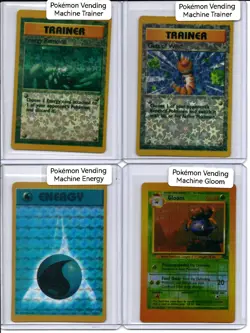 1996 Pokemon Vending Machine Sticker Cards Lot (8) Gloom Tangela Gastly Pidgey - Image 4