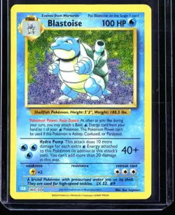 2023 Classic Collection Blastoise #003 Holo Pokemon Card - Image 1